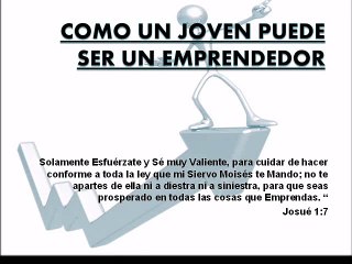 Presentaciones - Como un joven puede ser un emprendedor