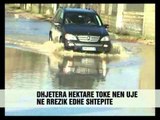 Përmbytjet në Kurbin, 50 hektarë tokë në ujë - Vizion Plus - News - Lajme