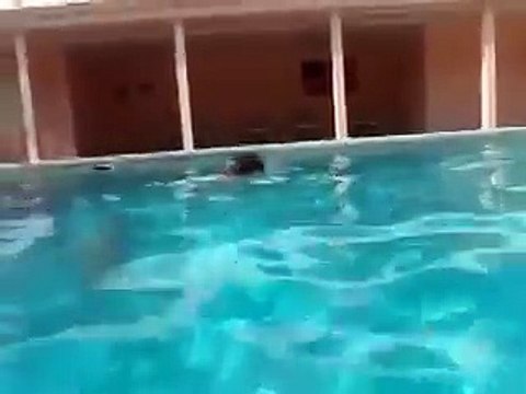 Маленькая девочка плавает под водой, как рыба! Жесть