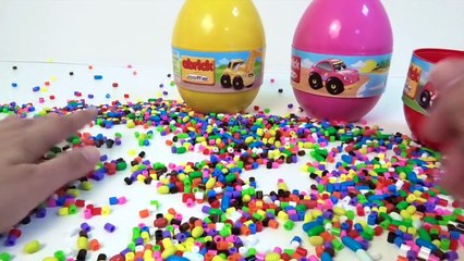 Huevos Sorpresas con Coches de juguetes en su Interior