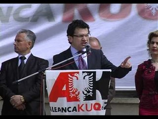 ALEANCA KUQ E ZI-MITING NE LUSHNJE TE LARGOJME BERISHEN PARA 23 QERSHORIT-LAJM