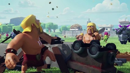 Clash of Clans - Official TV Commercial (HD) - Flight of the Barbarian (Barbarian on Canno