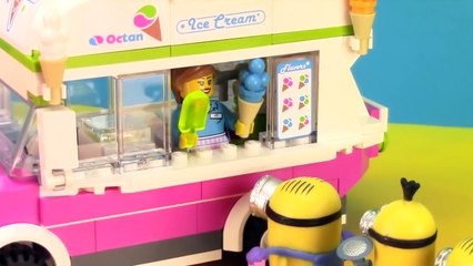 PLAY-DOH Minions Want Lego Ice Cream Truck The Lego Movie Despicable ME by HobbyKidsTV