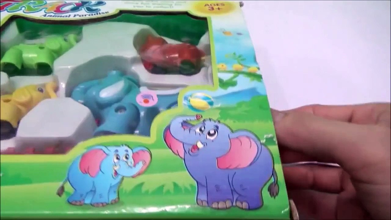Elephant Train Toy for Children - Funny Track Set for Children