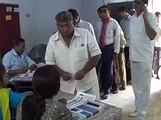 Bhavnagar voting by MLA MP and Mayor during civicbody polls