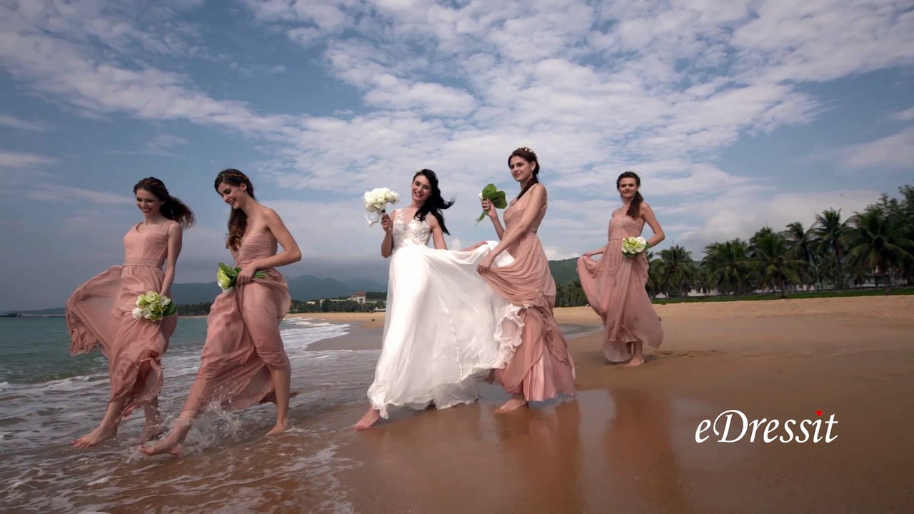 New Rosy Brown Bridesmaid Dresses Delight Whole Wedding