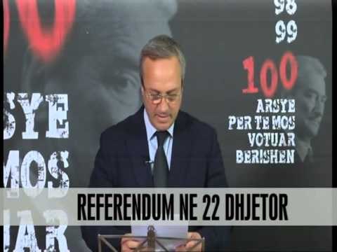 Nishani: Më 22 dhjetor referendumi i mbetjeve - Vizion Plus - News - Lajme