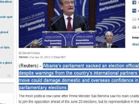 JEHONE NEGATIVE-REAGIME TE ASHPRA NE MEDIAT NDERKOMBETARE PAS VOTIMIT-LAJM