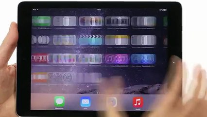 Apple iPad Air 2 user interface
