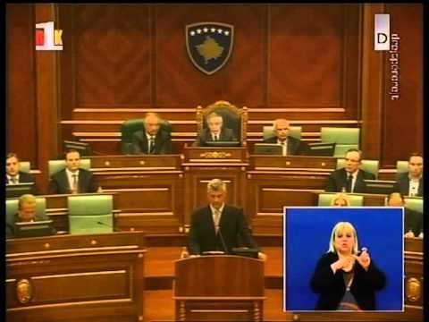 PARLAMENTI I KOSOVES-MIRATON MES TENSIONIT REZOLUTEN QE MBESHTET MARREVESHJEN-LAJM