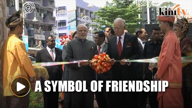 Najib launches Brickfields' latest monument