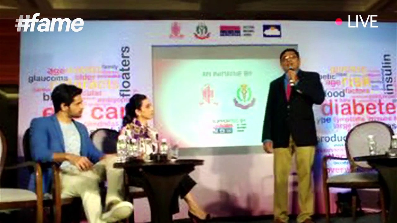 Sidharth Malhotra & Karishma Kapoor Join Panel Discussion On World Diabetes Day!