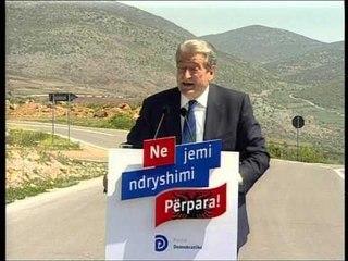 BERISHA NE KORÇE-INAUGURON RRUGEN NE PUSTEC KERKON VOTAT E BANOREVE-LAJM