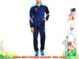 Adidas Men's Football Tracksuit - Blue Large