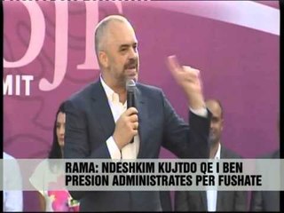 Rama prezanton kandidatet ne Elbasan - Vizion Plus - News, Lajme