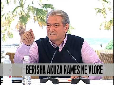 Berisha, akuza Ramës në Vlorë - Vizion Plus - News - Lajme
