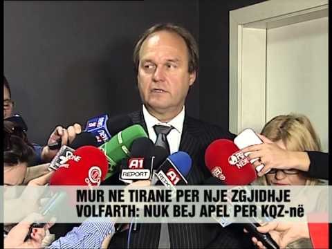 Ndërkombëtaret dhe kriza në KQZ, vjen në Tiranë Mur - Vizion Plus - News - Lajme