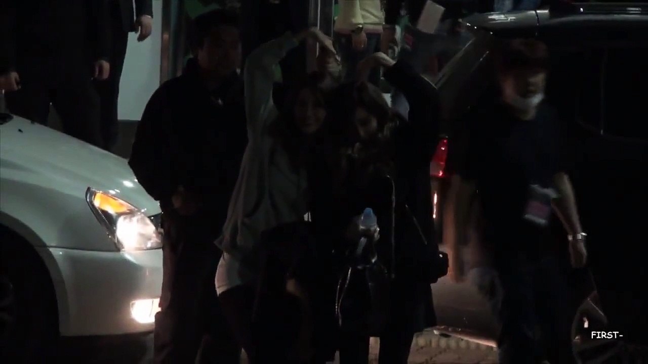 [fancam]151122 YoonFany - leaving the Olympic Hall