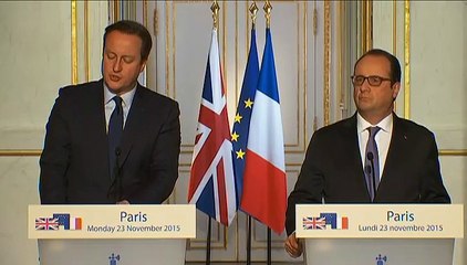 Cameron est "convaincu" que le Royaume-Uni doit intervenir militairement en Syrie