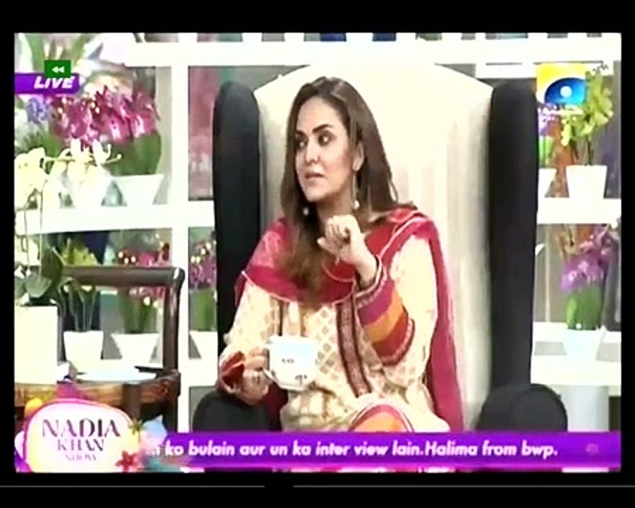 Nadia Khan Show - 23 November 2015 Part 2 - Fiza Ali Special - Geo Tv Morning Show