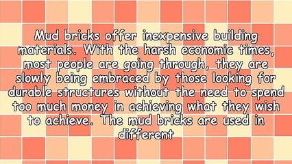 High Quality Compressed Mud Bricks