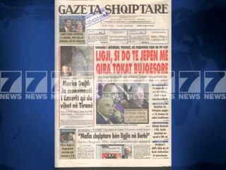 Gazetat shqiptare-Faqja e pare e shtypit te dites 7 qershor 2013