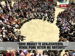 Rama në Poliçan: Rrugët, të gënjeshtërta - Vizion Plus - News - Lajme