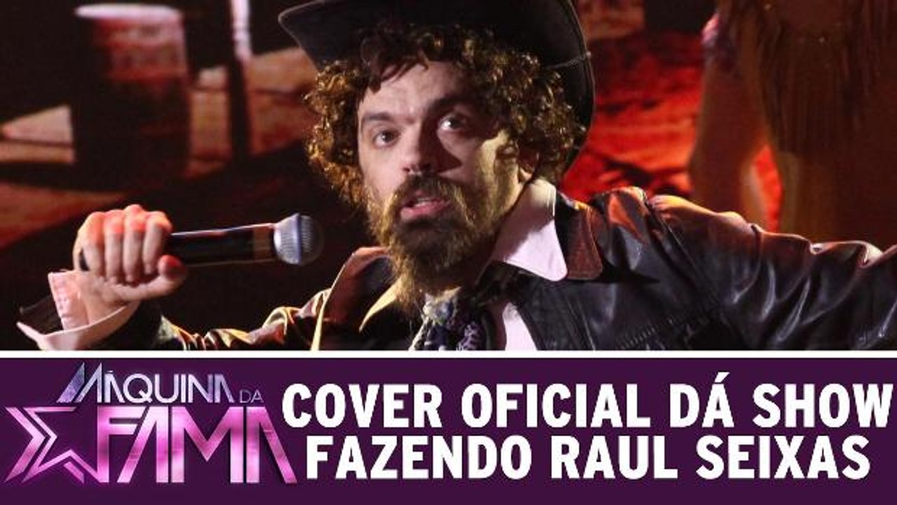 Cover oficial dá show fazendo Raul Seixas