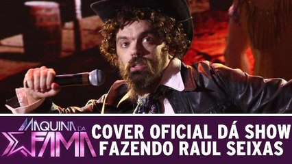 Cover oficial dá show fazendo Raul Seixas