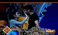 Abhi ne Ristey ke Award mein sabke samne kiya Pragya ko Kiss jis se Hua Bawal 23 november 2015 kumkum bhagya