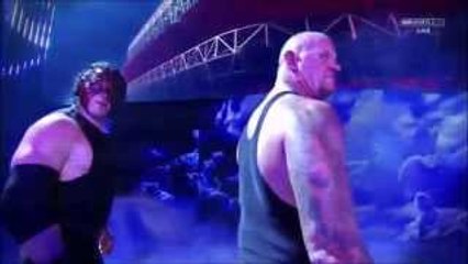 WWE RAW, The Undertaker & Demon Kane return and confront the Wyatt family, Nov 9, 2015