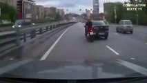 Motorcycle Crash On My G1W C Dashcam