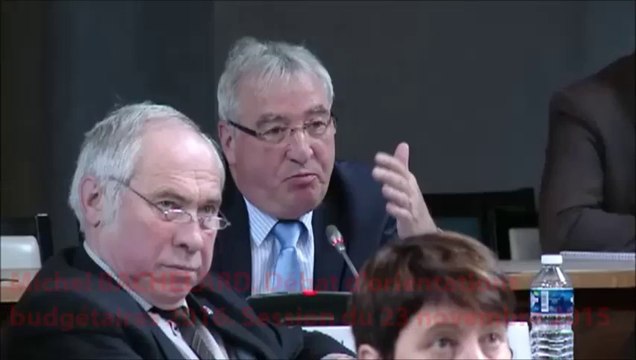 Michel BACHELARD. Débat d'orientations budgétaires. 23 novembre 2015