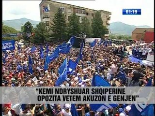 Berisha miting ne Tropoje - Vizion Plus - News - Lajme