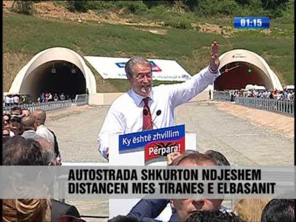 Hapet tuneli i Krrabës - Vizion Plus - News - Lajme