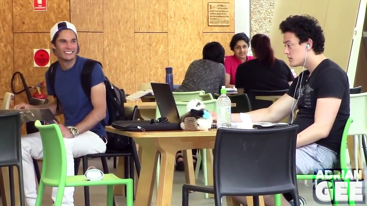 CUTE Girl Masturbating in the Library (PRANKS GONE WRONG) - Social Experiment - Funny Vide