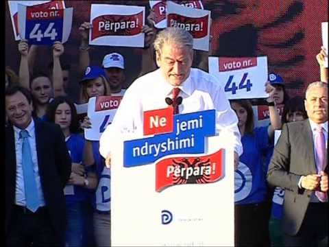 PD MBYLL FUSHATEN BERISHA MITINGJE NE QYTETET E GJIROKASTRES DHE VLORES LAJM