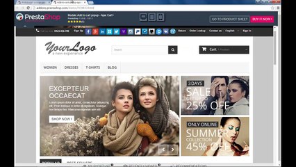 Prestashop Add to cart popup module (Customize options demo)