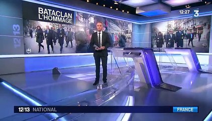 David Cameron et François Hollande se recueillent devant le Bataclan