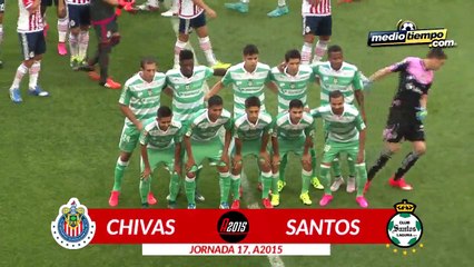 Los goles del: Chivas vs Santos (0 - 1)