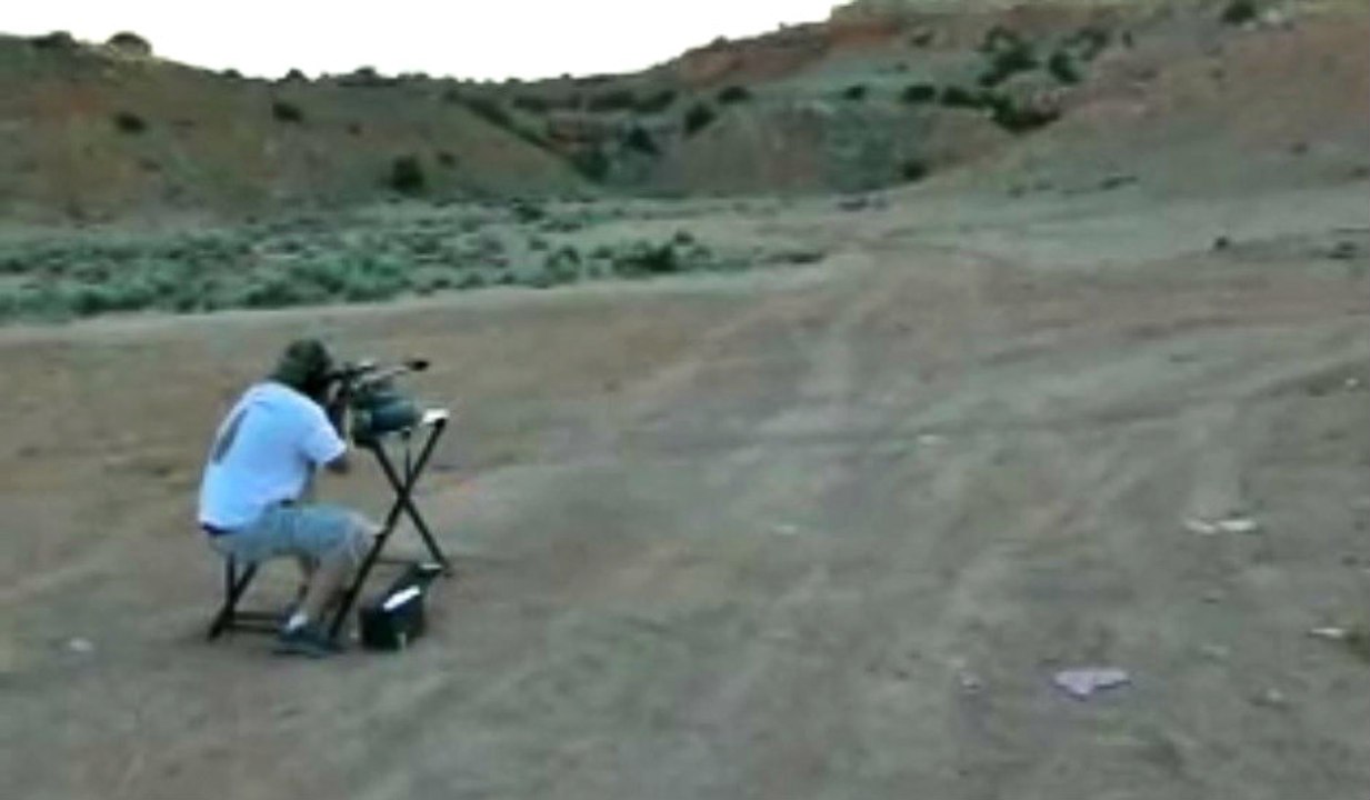 Sniper Rifle Ricochet Hits Guy In The Head