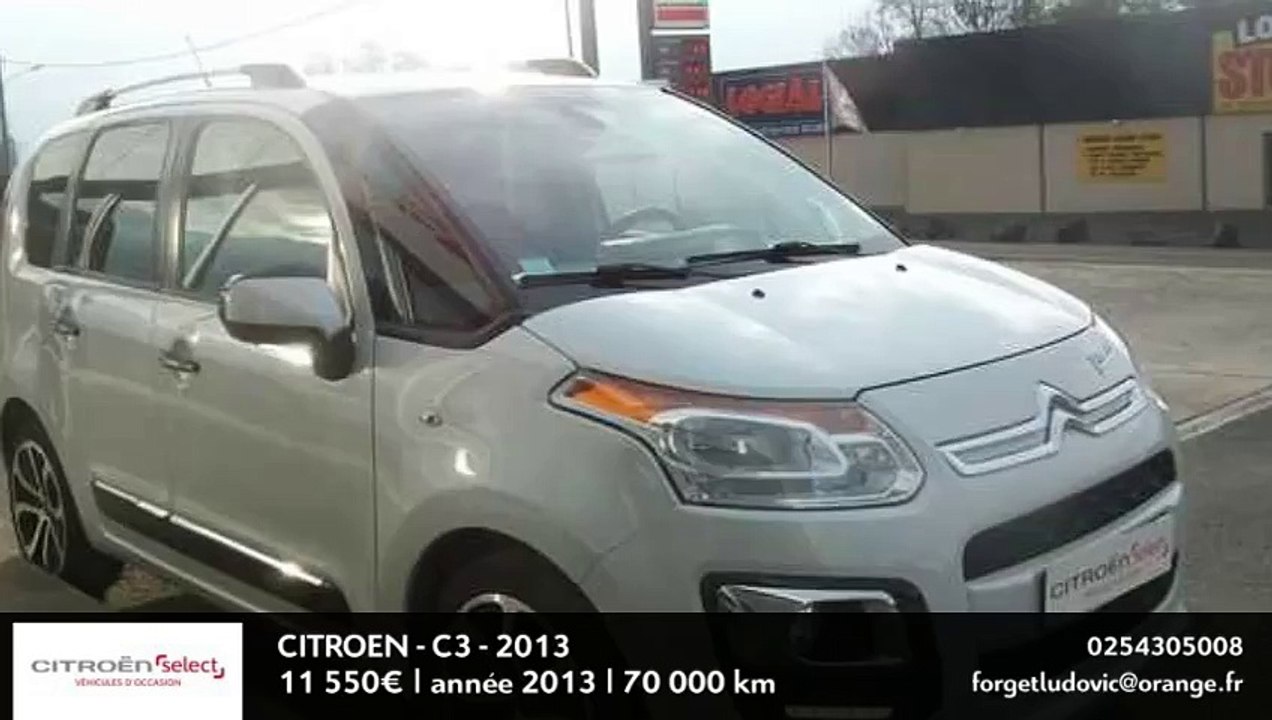 Annonce Occasion CITROëN C3 Picasso HDi 90 Exclusive 2013