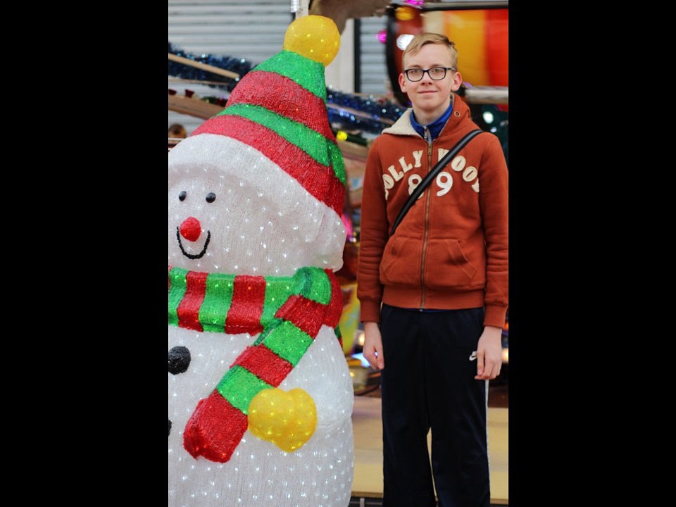 moi au marché de noel a amiens 2015