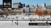 Merry Montreal (Time Lapse- Tilt-Shift- 4k)
