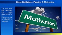 Boris Goldstein - Useful Characteristics Of Successful Entrepreneurs