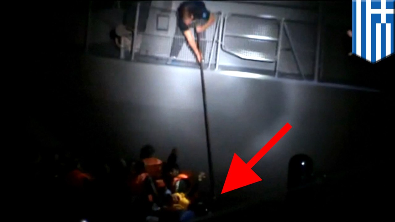 Greek coast guard accused of trying to sink migrant lifeboat