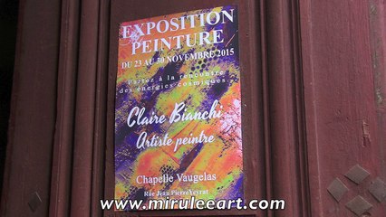 Claire BIANCHI expose à la Chapelle Vaugelas