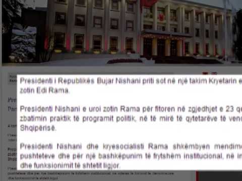 RAMA NE PRESIDENCE BISEDON ME NISHANIN PER NJE TRANZICION TE BUTE PUSHTETI LAJM