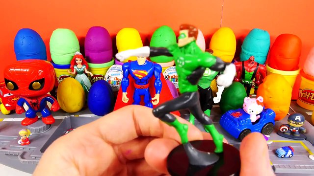 40 Play Doh Kinder Surprise Eggs PIXAR CARS BARBIE TRASH PACK DISNEY PRINCESS HELLO KITTY