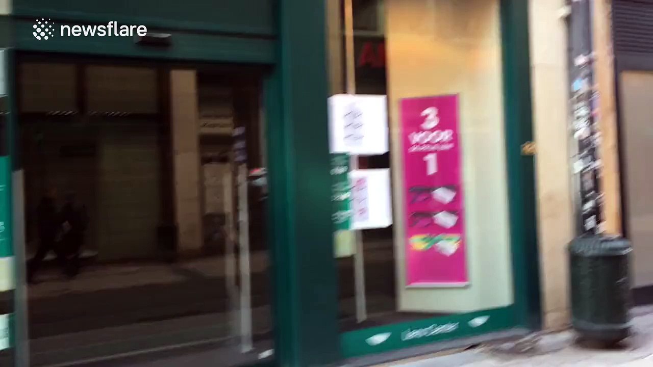 Quiet streets and closed shops as Brussels still on lockdown